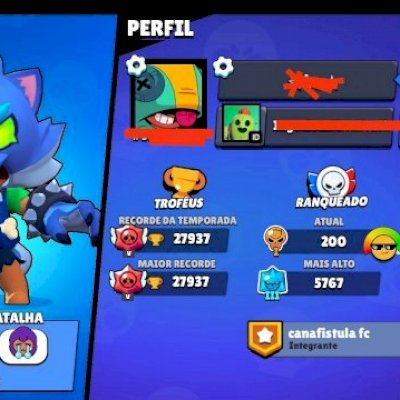 CONTA BRAWL STARS DE 2019, 27K DE TROFEUS E 79 BRAWLERS. LEIA A DESCRIÇÃO 