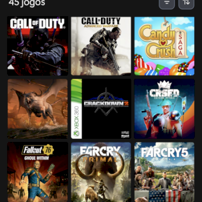 Vendo conta Xbox One barato pra ir embora 
