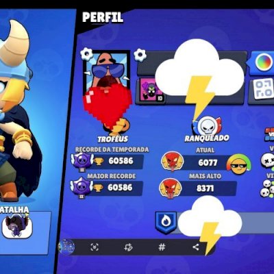 ESSA É PIKA! 63K DE TROFÉUS 89/89 BRAWLERS (22K DE 3X3) SATURNIANA II