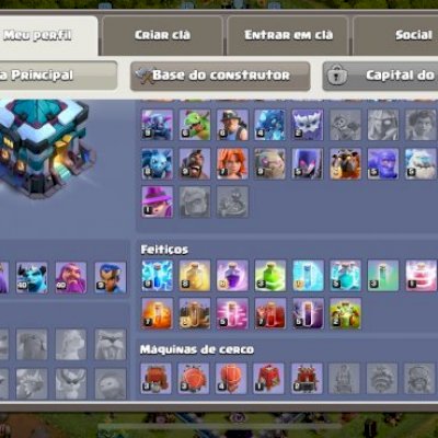 CONTA CV 13 SEMI FULL + BRAWL STARS RICA