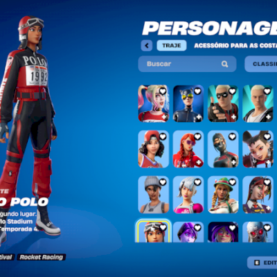 Conta com quase 100 skins muito boa e com itens desejados tryhards