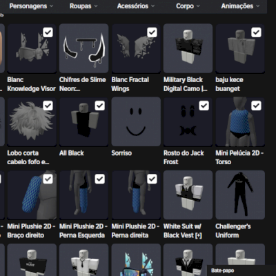 Conta roblox focado blox fruits e king legacy 