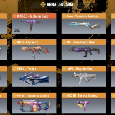 CONTA CALL OF DUTY Mobile 3 PERSONAGENS MITICOS, 11 ARMAS MITICAS E 54 Lendárias