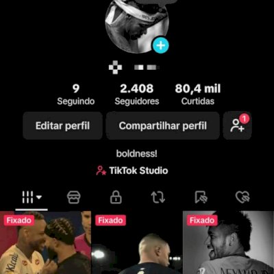 Conta com 2.400 seguidores reais e ativos!!!