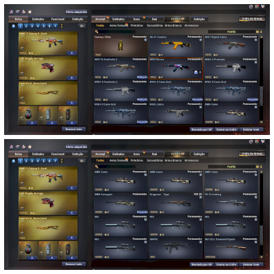 Conta CrossFire 3 Estrelas  36 VIPs + 7 Bags Permanentes