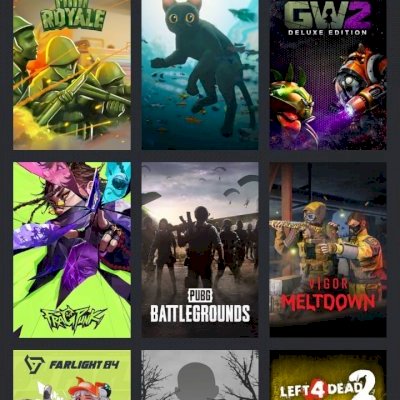 Conta steam com 150 reais gastos