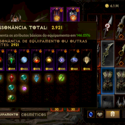 Conta Diablo Tempest 2.921 Resso