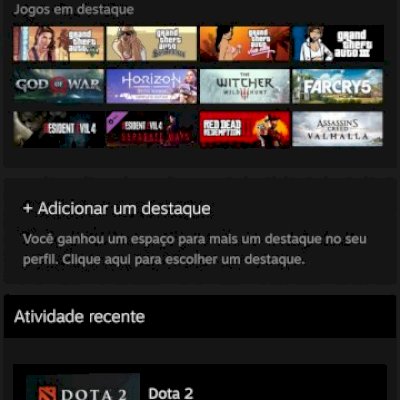 Conta steam com vários jogos 