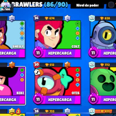 VENDO CONTA BRAWL STAR SUPER GEMADA !