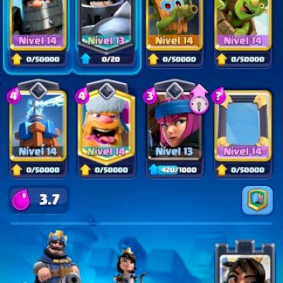 Conta lv40 (8 lv14, 2lv13) 7314 trofeus