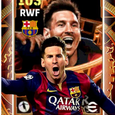 Conta efootball com Messi blitz Culer