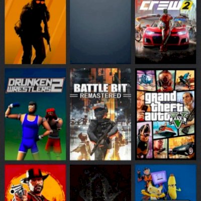 Conta steam com red dead 2, GTA 5 e outros jogos, e caso queira tenho FarCry 5 