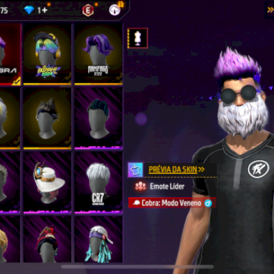 Conta Free Fire level 63