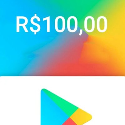 Gift Card Play Store Digital R$100,00