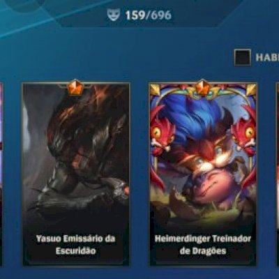 Conta Criada Desde o Lançamento / 159 Skins (Mítica/Lendária/Épica/Evento)!!!!!