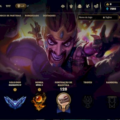 conta d4 smurf 11 skins 