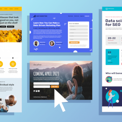 Modelos de Páginas para Empresas, Templates