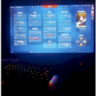 Conta com faca e skin de vandal