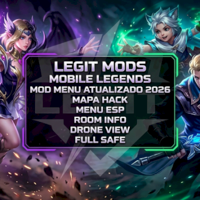 MOD HACK MOBILE LEGENDS - MAP HACK + ESP MENU - SEGURO E ATUALIZADO 2026 - SAFE 