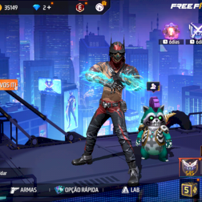 Conta FF INSANA! +400 skins raras, visual brabo e pronta pra subir capa