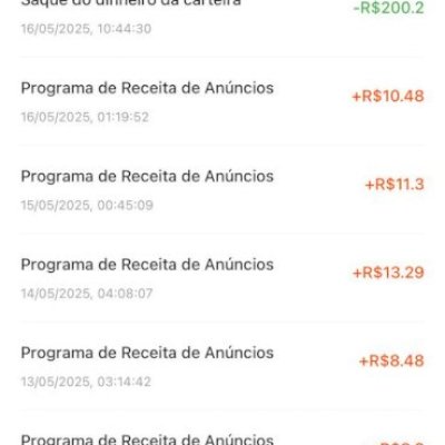 Conta no Kwai com 49k seguidores, rendendo de R$120 a R$240/mês com vídeos simpl