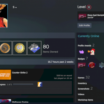 Conta com Cs prime, 4 medalhas, medalha de 5 anos,PREMIER LIBERADO