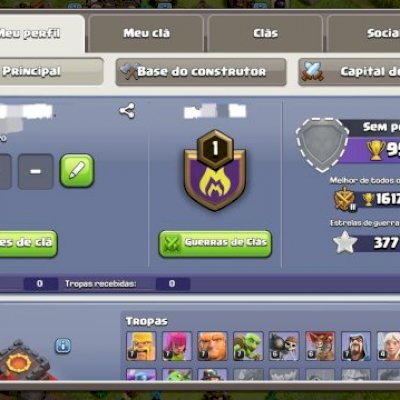 Conta cv10 Full + itens + 1300 gemas