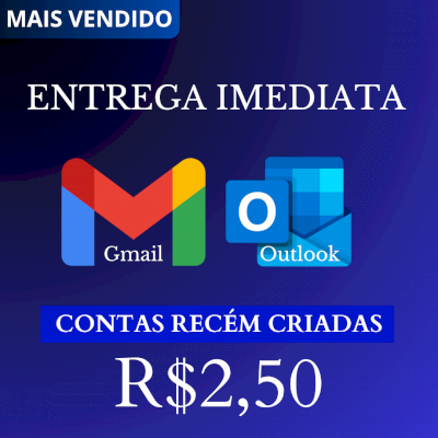 Contas Gmail/Hotmail 