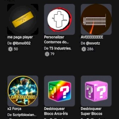 Vendo conta com skins Roblox