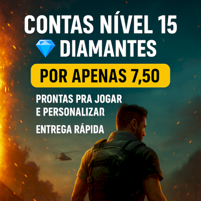 Lvl 15 + 50 dima⚔️ conta TOP pronta pra jogar