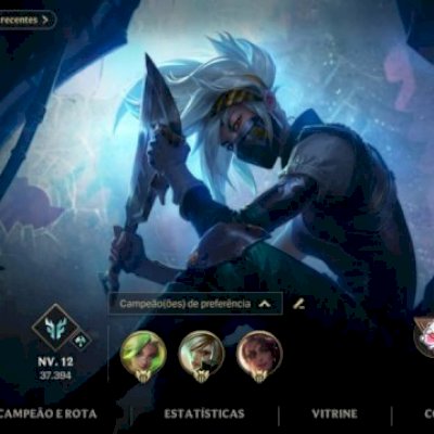 CONTA com 58 skins, grão mestre 2 vezes com croma da zeri!