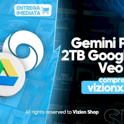 GEMINI PRO 2.5 | 2TB DRIVE GOOGLE | VEO 3 E+ 15 MESES COMPARTILHADO