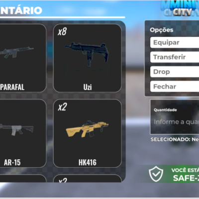 ARMAS NO MINI CITY