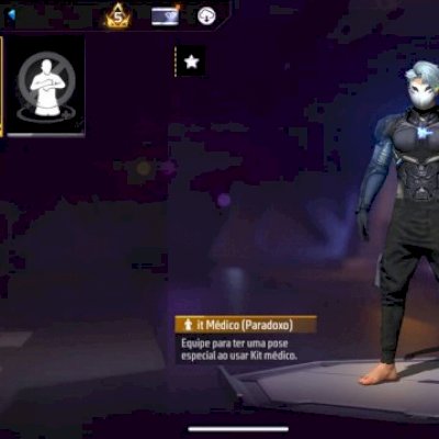 Contas com 4 skins lendárias