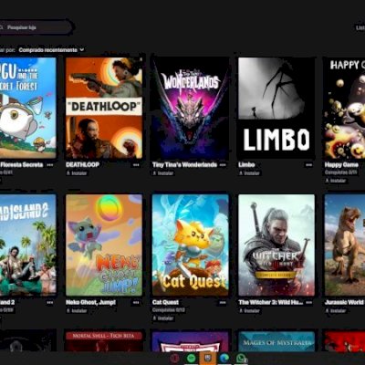 conta epic com vários jogos bom e caros
