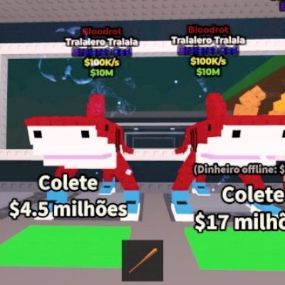 Tralalero tralala bloodrot de roube um brainrot 