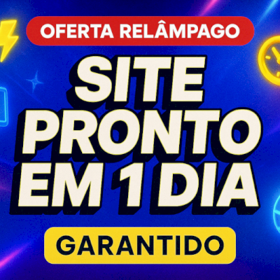 Site Profissional em menos de 12h | Rápido e Moderno 