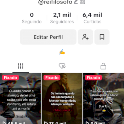 Conta de Tiktok | 2K de Seguidores 