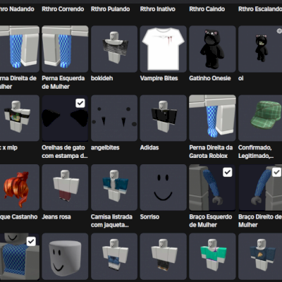 CONTA DE ROBLOX FEMININA 