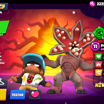 CONTA BRAWL 101/101 BRAWLERS - 46K TROFÉUS - +300 SKINS