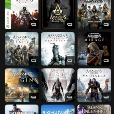 Conta xbox com 95 jogos.