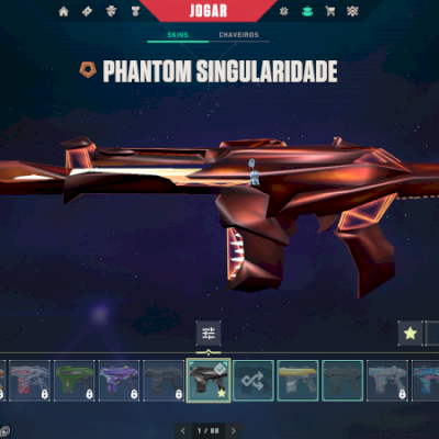 Conta Valorant com Vandal Gaia e Phantom Singularidade