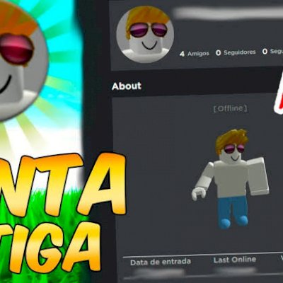 Conta Antiga Roblox 2017