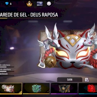 Conta de free fire Com todas as skin da Parceria naruto e calça angelical 
