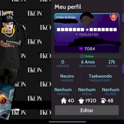 Conta nível 55