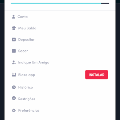 Conta blaze nível platina 86 
