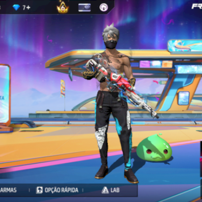 Conta Free fire (FF) nível 68 com angelical