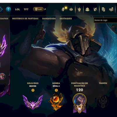 Conta Mestre SOLOQ (MAIN JUNGLER - TOP 50 UDYR)