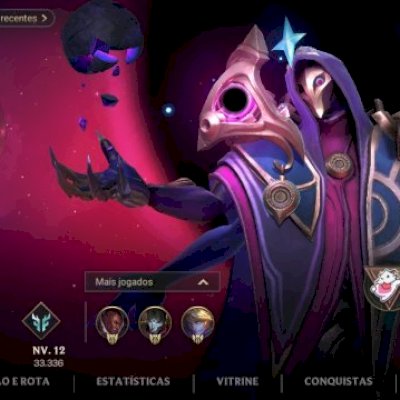 (73 skins, 95 champs) Conta Wild Rift 