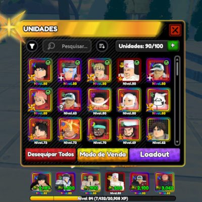 conta de roblox all star tower defense x com 3 all star, 2 unit secret e mais 